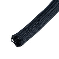 ナカバヤシ ケーブルすっきりチューブ 直径14mm 3m ブラック CW-HSM030BK 1個