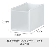 吉川国工業所 ストッカーユニット ミディ深型ユニット W 255M 1個