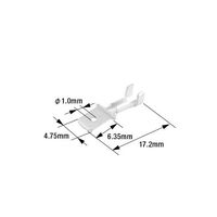 日立Astemoアフターマーケットジャパン 187 ファストンプラグ 100個入 B72 1袋(100個) 64-9722-85（直送品）