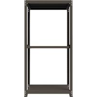 ICHIMAI 重量ボルトレスラック 段荷重1000Kg H2400×W1200×D600 天地3段 単体グレー TH1000-846T3（直送品）