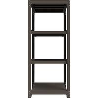 ICHIMAI 重量ボルトレスラック 段荷重1000Kg H2100×W900×D750 天地4段 単体グレー TH1000-737T4（直送品）