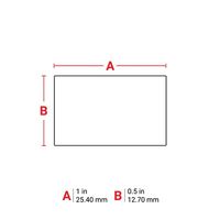 日本ブレイディ BMP71用透明ラベルBー430 25.4mm×12.7mm 500枚 M7-17-430 1枚 67-9205-37（直送品）