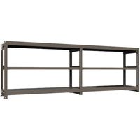 ICHIMAI 重量ボルトレスラック 段荷重1000Kg H1200×W1800×D600 天地3段 連結グレー TH1000-466R3（直送品）