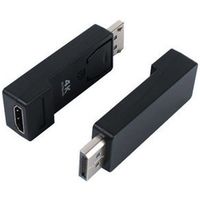 Trimate DisplayPort to HDMI 変換アダプタ 4K TR-HDA005-BK 1個 67-4918-49（直送品）