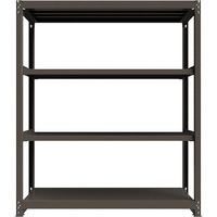 ICHIMAI 重量ボルトレスラック 段荷重1000Kg H2100×W1800×D600 天地4段 単体グレー TH1000-766T4（直送品）