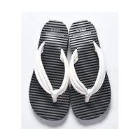 ラッキーベル Rebornサンダル 武王02(ブラック×ホワイト) S 67-8176-22 1足（直送品）