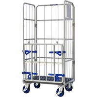 ワコーパレット ワコー カーゴプレスタ ダブルゲート付 850×600×1700 WKP-8560-WG 1台 473-0902（直送品）