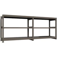 ICHIMAI 重量ボルトレスラック 段荷重1000Kg H1200×W1500×D600 天地3段 連結グレー TH1000-456R3（直送品）