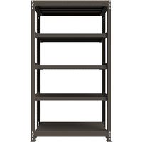 ICHIMAI 重量ボルトレスラック 段荷重1000Kg H2100×W1200×D600 天地5段 単体グレー TH1000-746T5（直送品）