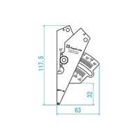 新潟精機 アングル開先ゲージ 一般校正付 WGA-65 1個 64-3180-82（直送品）