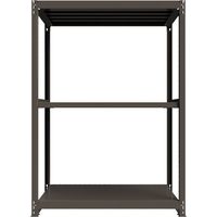ICHIMAI 重量ボルトレスラック 段荷重1000Kg H2100×W1500×D750 天地3段 単体グレー TH1000-757T3（直送品）