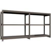 ICHIMAI 重量ボルトレスラック 段荷重1000Kg H1500×W1500×D600 天地3段 連結グレー TH1000-556R3（直送品）