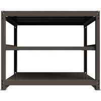 ICHIMAI 重量ボルトレスラック 段荷重1000Kg H1200×W1500×D900 天地3段 単体グレー TH1000-459T3（直送品）