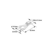 日立Astemoアフターマーケットジャパン 丸型端子 10.5mm Φ9.4mm 20個入 DR3810 1袋(20個)（直送品）