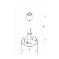 BOCHEM ブンセンバーナー 直径 76mm プロパンガス対応 7010 1台 68-0512-91（直送品）
