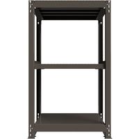 ICHIMAI 重量ボルトレスラック 段荷重1000Kg H1500×W900×D600 天地3段 単体グレー TH1000-536T3（直送品）
