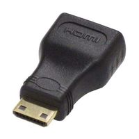 ainex HDMI変換アダプタ HDMIーHDMI ミニ ADV-201 1個 67-9238-44（直送品）
