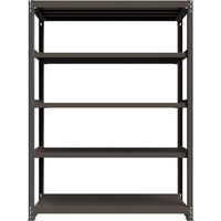 ICHIMAI 重量ボルトレスラック 段荷重1000Kg H2400×W1800×D600 天地5段 単体グレー TH1000-866T5（直送品）