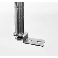 アイ・エル・シー ガルバリウム製ラボシェルフ 30×83×18mm 固定金具セット 4個 SK-32 1式(1個) 66-0022-96（直送品）