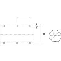 デンカエレクトロン HBチューブ 黒 10m HB-40B-10 1巻 64-0693-40（直送品）