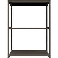 ICHIMAI 重量ボルトレスラック 段荷重1000Kg H2400×W1800×D750 天地3段 単体グレー TH1000-867T3（直送品）