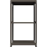 ICHIMAI 重量ボルトレスラック 段荷重1000Kg H2100×W1200×D600 天地3段 単体グレー TH1000-746T3（直送品）
