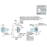 ホシモト 防水ロックハンドル AB-76-3-1 1個 62-2985-69（直送品）
