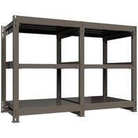 ICHIMAI 重量ボルトレスラック 段荷重1000Kg H1200×W900×D750 天地3段 連結グレー TH1000-437R3（直送品）