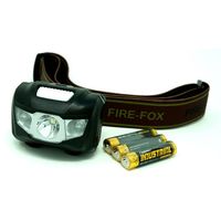 リッチボンド FIREーFOX 防水(IPX6) LEDヘッドランプ FX-1809 1個 67-5727-81（直送品）