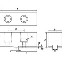 ジーネット 小林鉄工(ビクター)・カワタテック(ノーベル)用 STJ 生爪 STJ-460-H106 1組 64-3272-34（直送品）