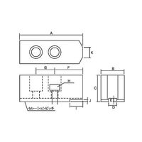ジーネット 日立精機用 H/NR 生爪 H-10-H60 1組 64-3271-54（直送品）