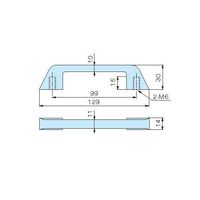 ホシモト 樹脂取手 K-38 1個 62-2979-35（直送品）