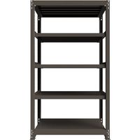 ICHIMAI 重量ボルトレスラック 段荷重1000Kg H2100×W1200×D750 天地5段 単体グレー TH1000-747T5（直送品）