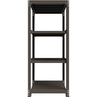 ICHIMAI 重量ボルトレスラック 段荷重1000Kg H2100×W900×D900 天地4段 単体グレー TH1000-739T4（直送品）