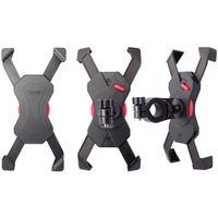 Trimate バイク&自転車用 スマホホルダー ワンタッチ式 TR-BH001-BK 1個 67-4917-89（直送品）