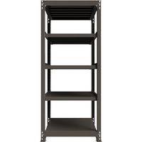 ICHIMAI 重量ボルトレスラック 段荷重1000Kg H2100×W900×D900 天地5段 単体グレー TH1000-739T5（直送品）