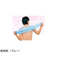 アシスト フリルボディ(R)タオル カーネーション レギュラー ブルー 箱 00822 1本 68-4065-06（直送品）