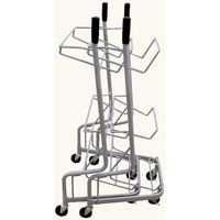 大和産業 3段バスケットワゴン YBW 1台 537-8598（直送品）