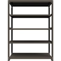 ICHIMAI 重量ボルトレスラック 段荷重1000Kg H2400×W1800×D750 天地5段 単体グレー TH1000-867T5（直送品）