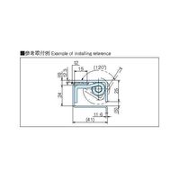 ホシモト 鉄製防水型蝶番 A-72 1個 62-2979-72（直送品）