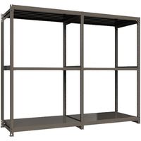 ICHIMAI 重量ボルトレスラック 段荷重1000Kg H2400×W1500×D900 天地3段 連結グレー TH1000-859R3（直送品）