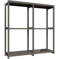 ICHIMAI 重量ボルトレスラック 段荷重1000Kg H2400×W1200×D600 天地3段 連結グレー TH1000-846R3（直送品）