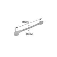 日立Astemoアフターマーケットジャパン トラック用渡り線 カバー付 60mm2 300mm 2本入 DJ36RB 1箱(2本)（直送品）