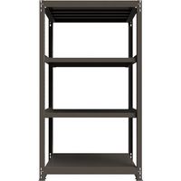 ICHIMAI 重量ボルトレスラック 段荷重1000Kg H2100×W1200×D750 天地4段 単体グレー TH1000-747T4（直送品）