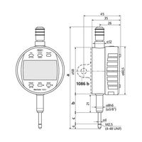 マール デジタルインジケータ 1086R0.01/50 1個 64-5160-68（直送品）