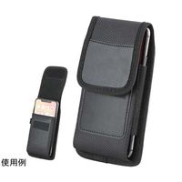 Trimate カラビナ付き スマホケース マグ ベルト TR-KH005-BK 1個 67-4919-03（直送品）