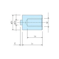 ホシモト 鉄製段付ボス H-11-7 1個 62-2980-87（直送品）
