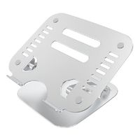 Trimate ノートパソコン・タブレットスタンド 折りたたみ式 アルミ合金製 シルバー TRM-ST001 1個 67-4920-10（直送品）