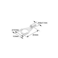 日立Astemoアフターマーケットジャパン 丸型端子 10.5mm Φ4.5mm 20個入 DR810 1袋(20個) 64-9725-08（直送品）