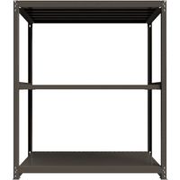 ICHIMAI 重量ボルトレスラック 段荷重1000Kg H2100×W1800×D900 天地3段 単体グレー TH1000-769T3（直送品）